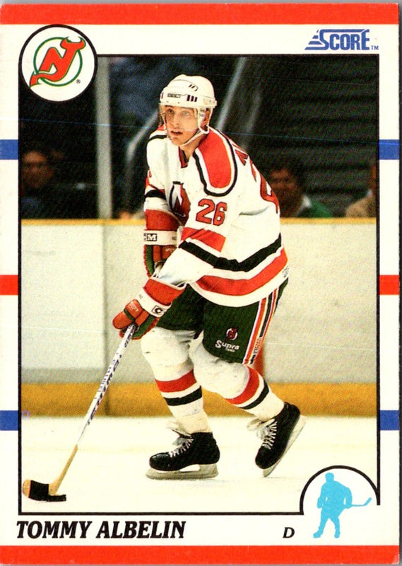 1990 Score Tommy Albelin #378