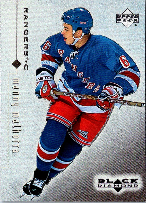 1998 Upper Deck Black Diamond Manny Malhotra #57