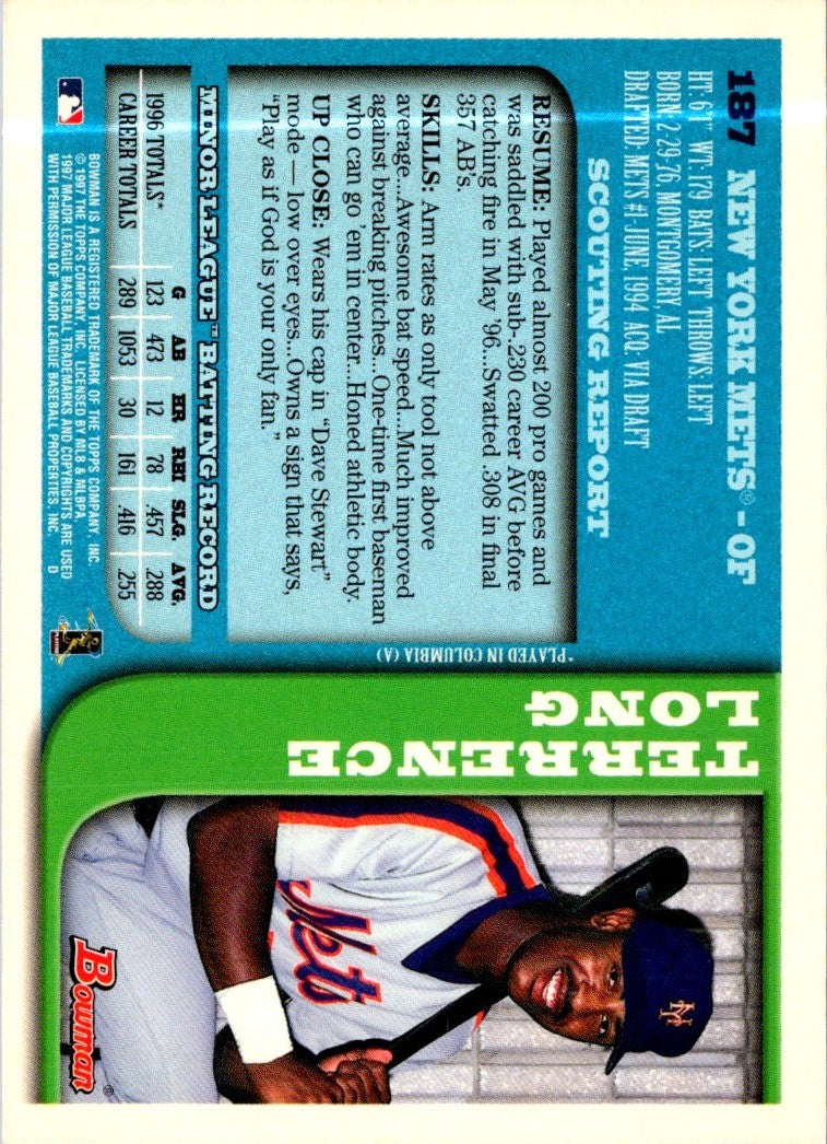 1997 Bowman Terrence Long