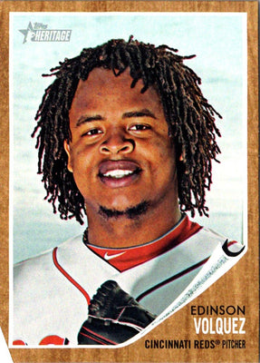 2011 Topps Heritage Edinson Volquez #171