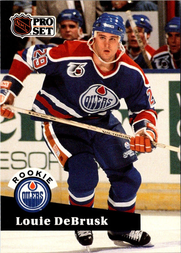 1991 Pro Set French Louie DeBrusk #535 Rookie