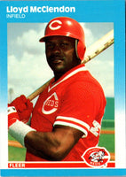 1987 Fleer Update Glossy Lloyd McClendon #U-74