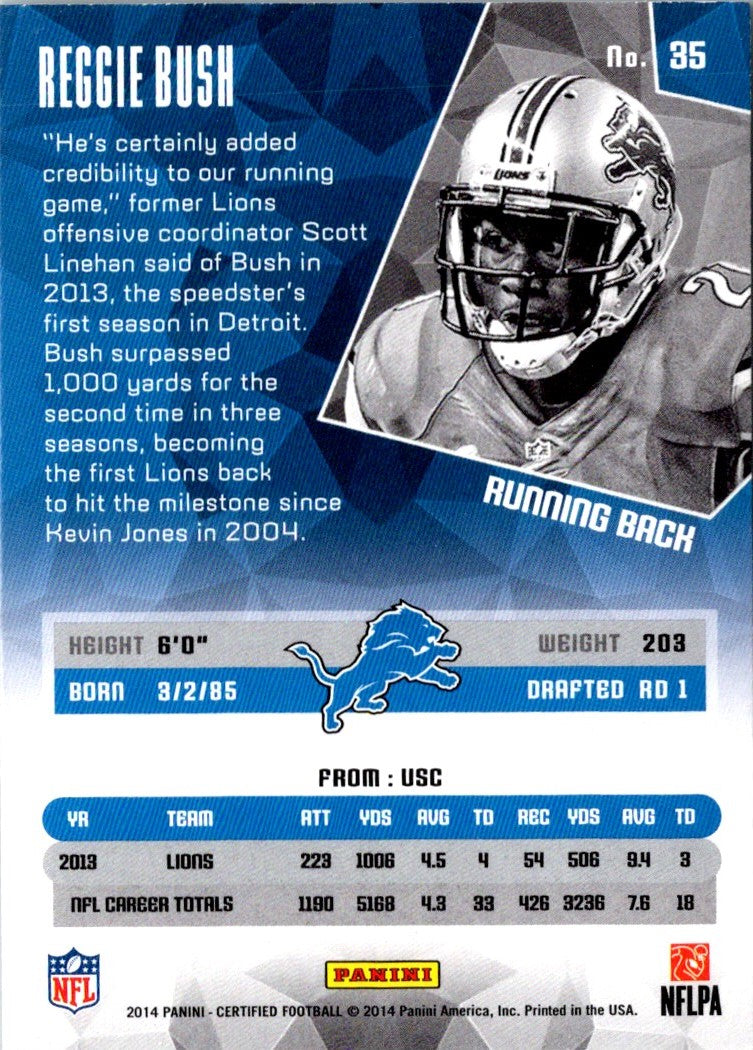 2014 Panini Certified Reggie Bush