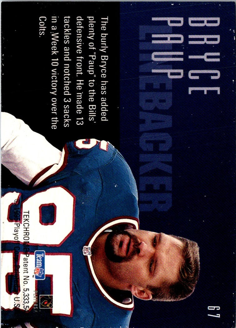 1995 Playoff Contenders Bryce Paup