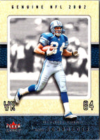 2002 Fleer Genuine Bill Schroeder #78