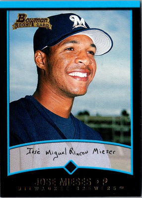 2001 Bowman Draft Picks & Prospects Jose Mieses #BDP44 Rookie