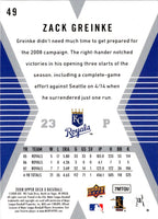 2008 Upper Deck X Zack Greinke #49
