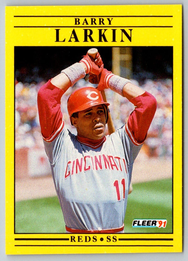 1991 Fleer Barry Larkin #68A