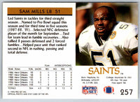 1992 Proset Sam Mills #257