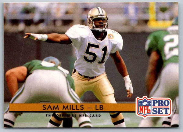 1992 Proset Sam Mills #257