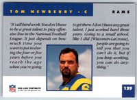 1991 ProLine Tom Newberry #129