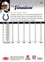 2007 Ultra Adam Vinatieri #83