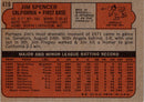 1972 Topps Jim Spencer