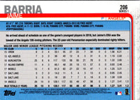 2019 Topps Jaime Barria #206
