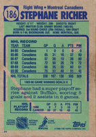 1990 Topps Stephane Richer #186