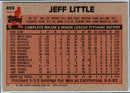 1983 Topps Jeff Little
