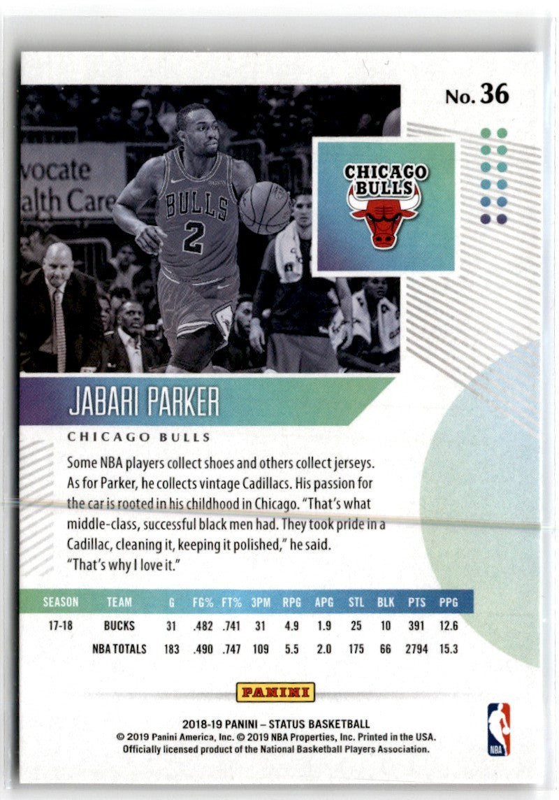 2019 Panini Jabari Parker