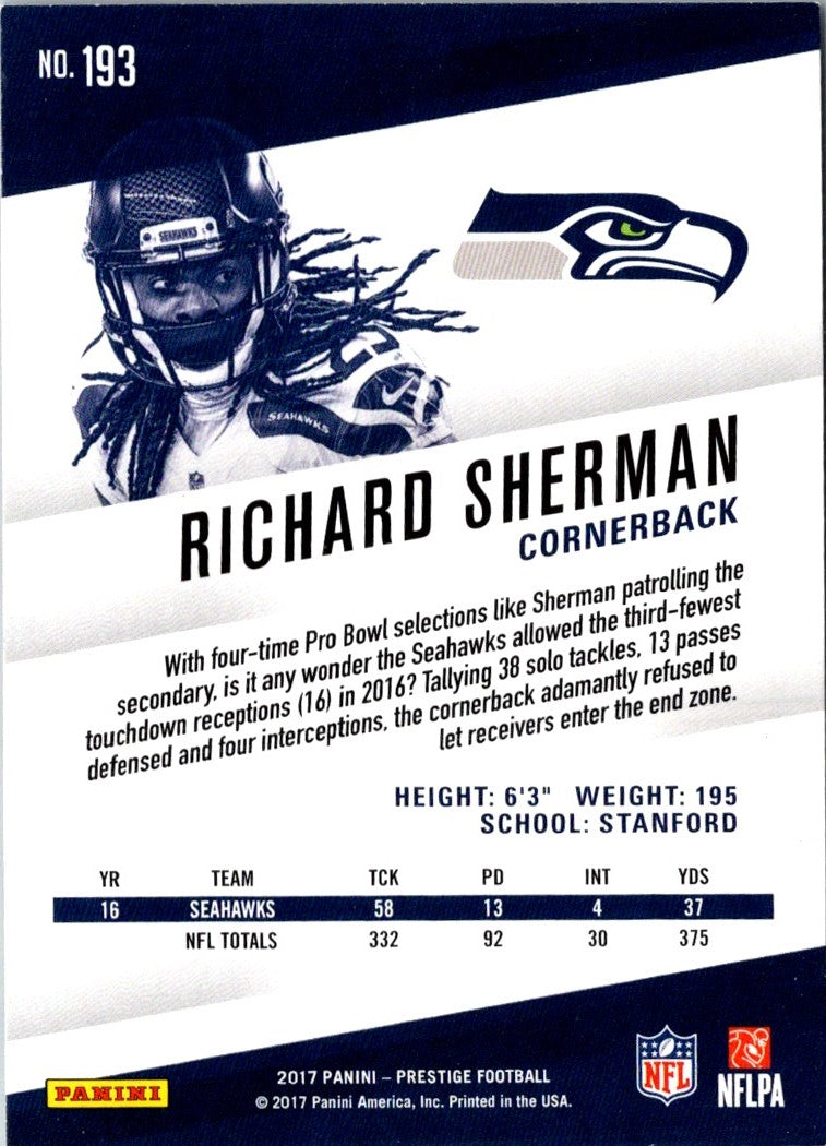 2017 Panini Prestige Richard Sherman