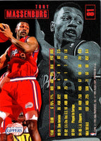 1995 Fleer Tony Massenburg #81