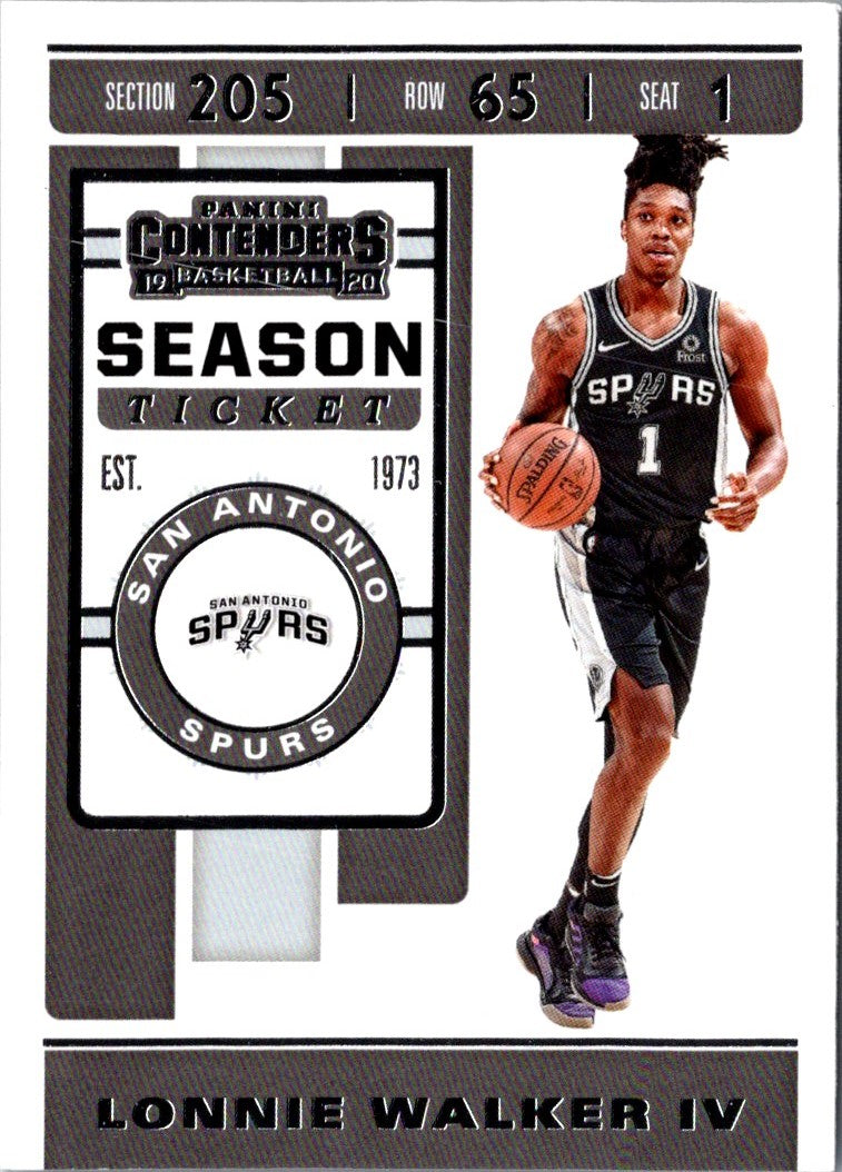 2019 Panini Contenders Conference Finals Ticket Lonnie Walker IV