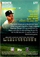 2016 Stadium Club Monte Irvin #177