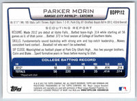 2012 Bowman Parker Morin #BDPP112