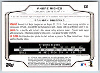 2014 Bowman Andre Rienzo #131