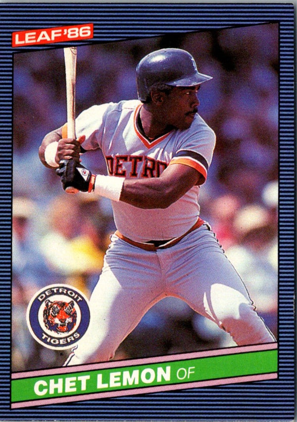 1986 Leaf Chet Lemon #85