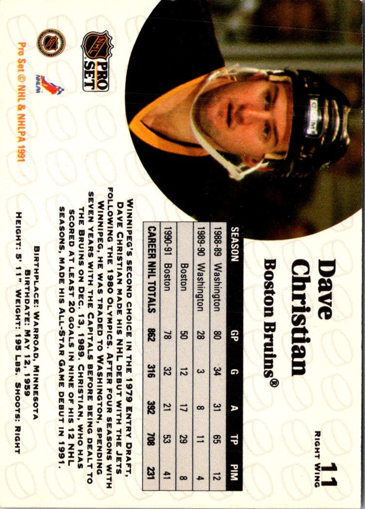 1991 Pro Set Dave Christian