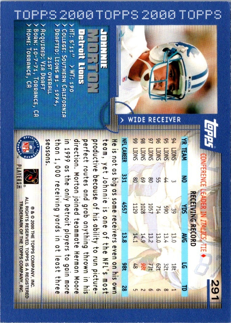 2000 Topps Johnnie Morton
