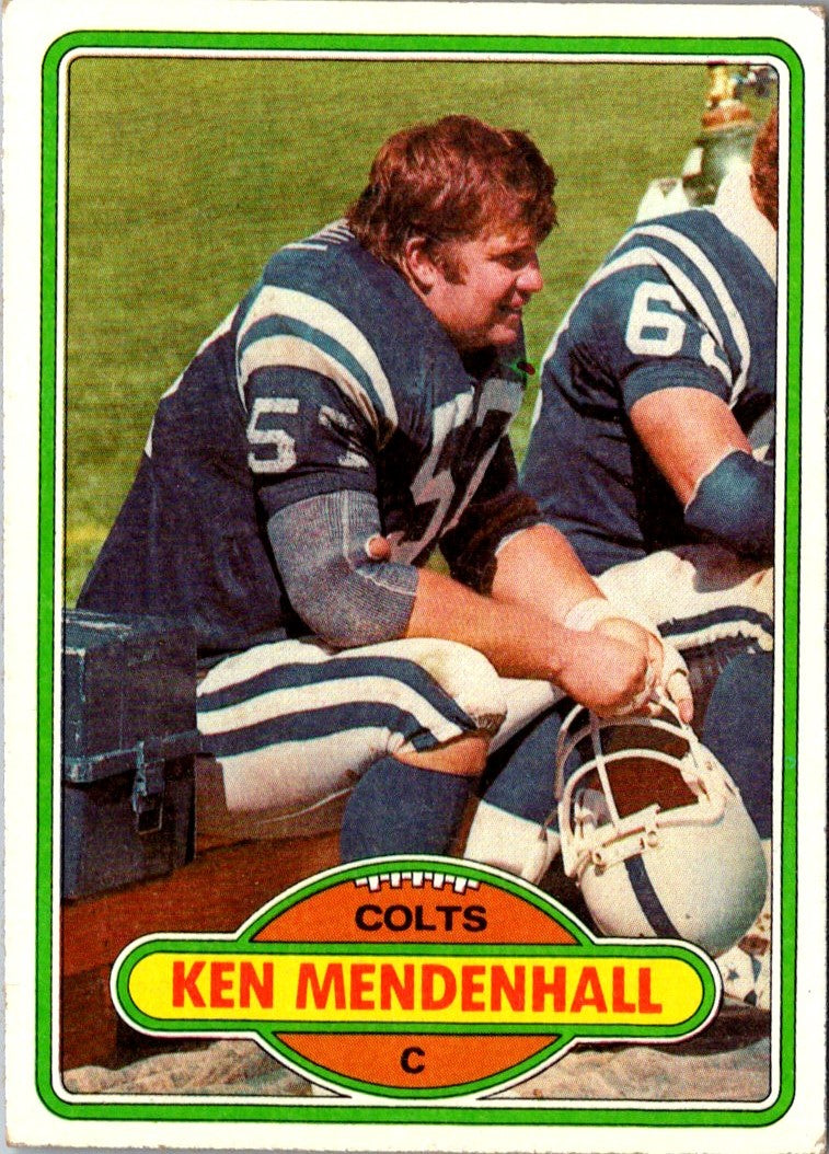1980 Topps Ken Mendenhall
