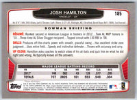 2013 Bowman Josh Hamilton #185