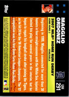 2007 Topps Updates & Highlights Red Back Magglio Ordonez #UH291