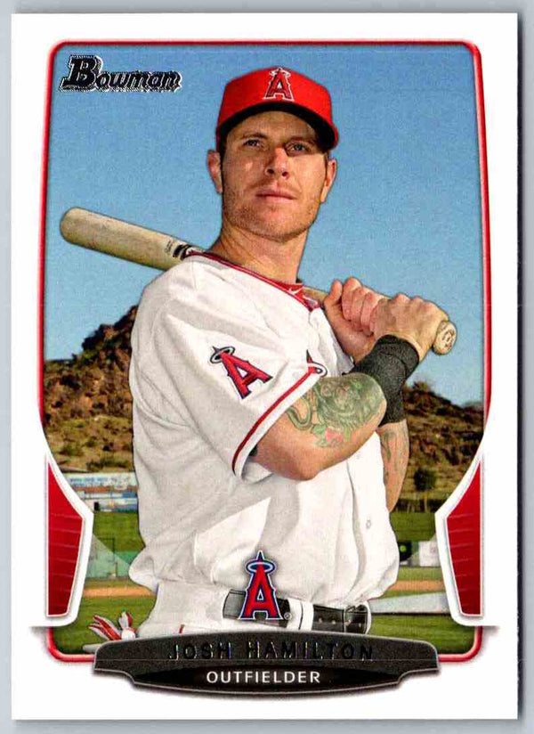 2013 Bowman Josh Hamilton #185