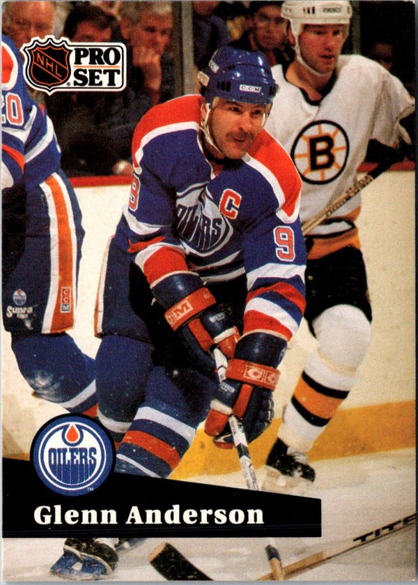 1991 Pro Set Glenn Anderson #75