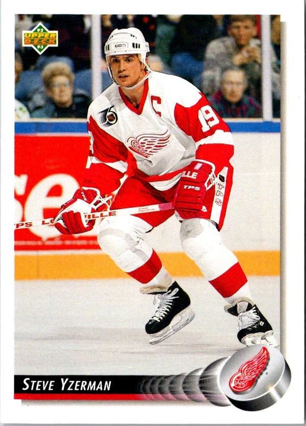 1992 Upper Deck Steve Yzerman #155