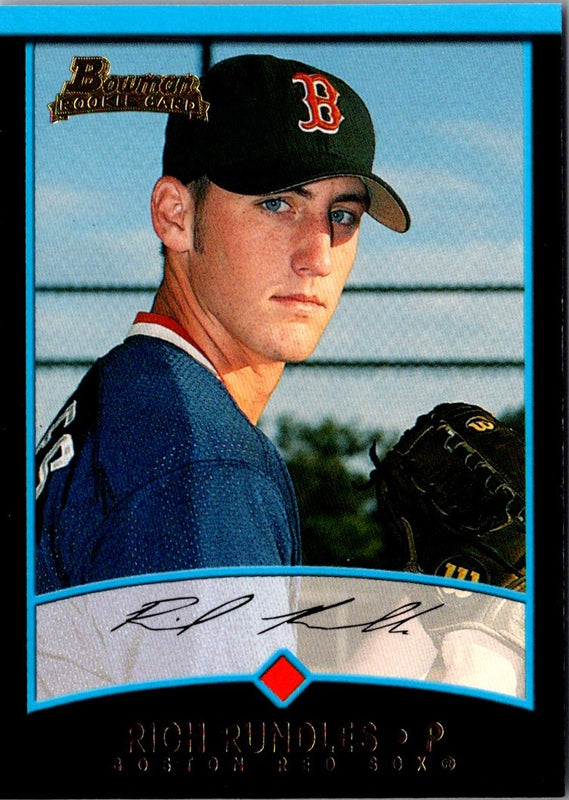 2001 Bowman Draft Picks & Prospects Rich Rundles #BDP61 Rookie