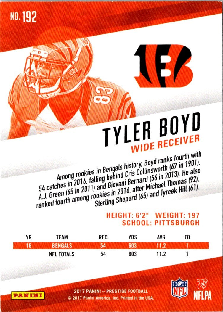 2017 Panini Prestige Tyler Boyd