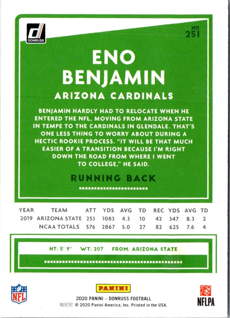 2020 Donruss Eno Benjamin