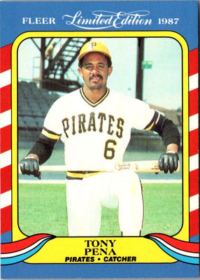 1987 Fleer Limited Edition Tony Pena #32