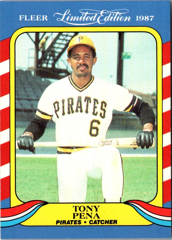 1987 Fleer Limited Edition Tony Pena #32