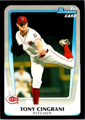 2011 Bowman Chrome Prospects Tony Cingrani #BDPP28