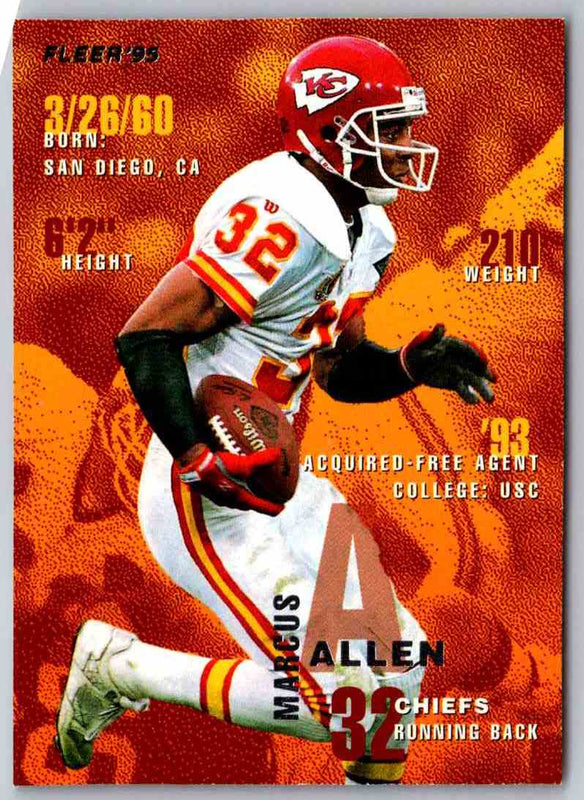 1995 Fleer Marcus Allen #175