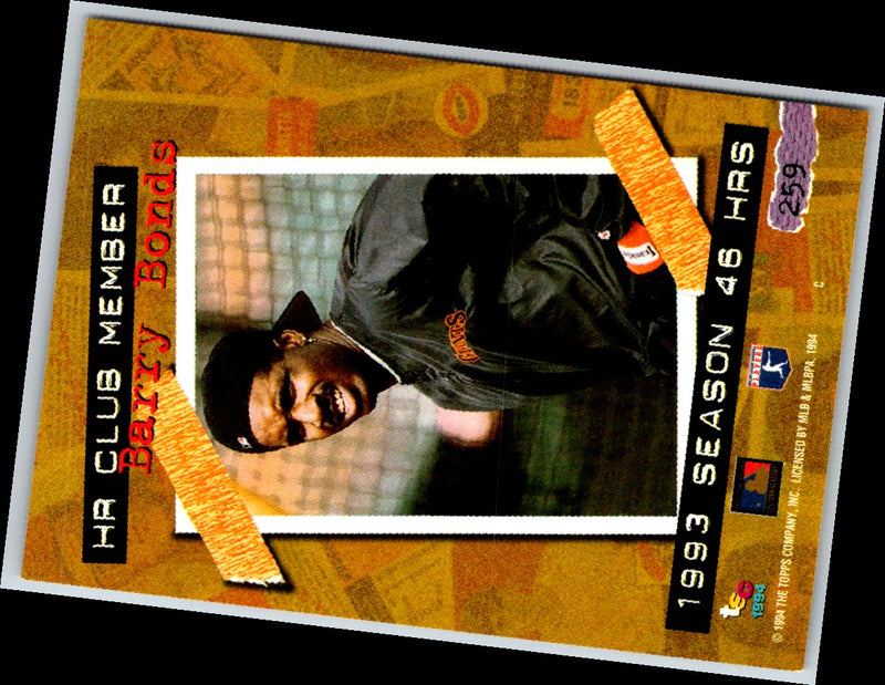 1994 Stadium Club Barry Bonds