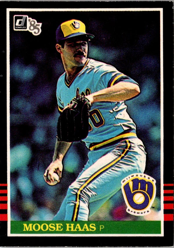 1985 Donruss Moose Haas #473