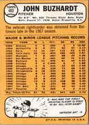 1968 Topps John Buzhardt