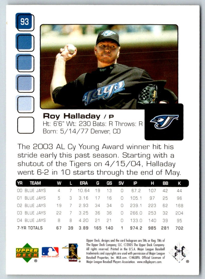 2005 Upper Deck Pros & Prospects Roy Halladay