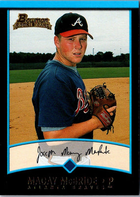 2001 Bowman Draft Picks & Prospects Macay McBride #BDP98 Rookie
