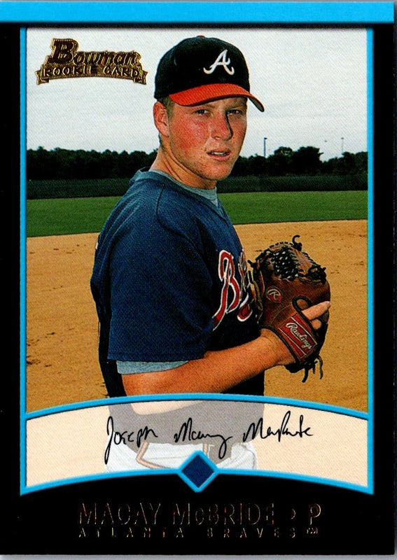 2001 Bowman Draft Picks & Prospects Macay McBride #BDP98 Rookie