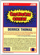 1990 Score Derrick Thomas